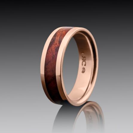 MW15_Ultra_Edge_Ring_Wedding_Wood_Teak_Gold_RoseGold_18ct Ultra Edge - Teak & Silver